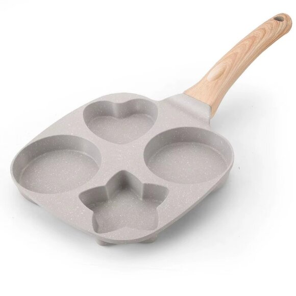 Non-stick Pan Pot Home Kitchen Cookware Egg Hamburger Steak Flat Bottom Frying - Picture 7 of 9